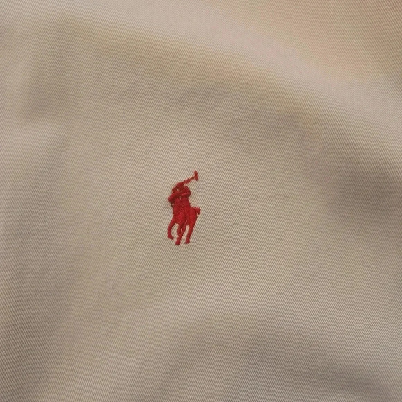 Vintage Rare Polo Ralph Lauren Full Zip Sports Bomber Jacket Cream Tan Mens XXL - Picture 5 of 14